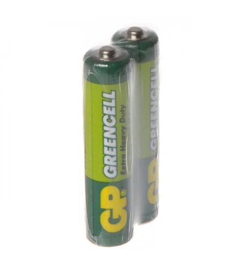GP GPPCC24UC004 Greencell AAA 1.5V Standard Zinc Batteries Shrink of 100